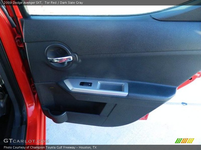 Tor Red / Dark Slate Gray 2009 Dodge Avenger SXT
