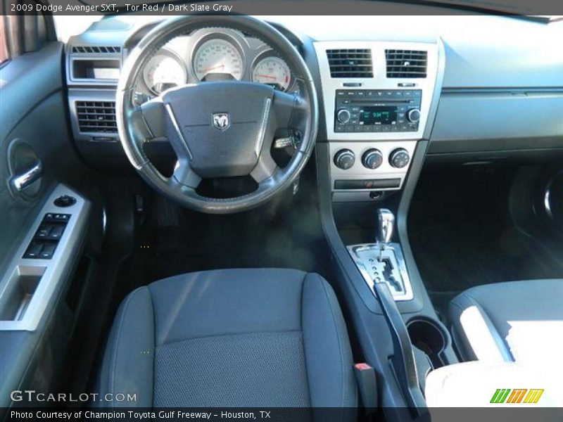 Tor Red / Dark Slate Gray 2009 Dodge Avenger SXT