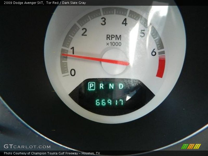 Tor Red / Dark Slate Gray 2009 Dodge Avenger SXT