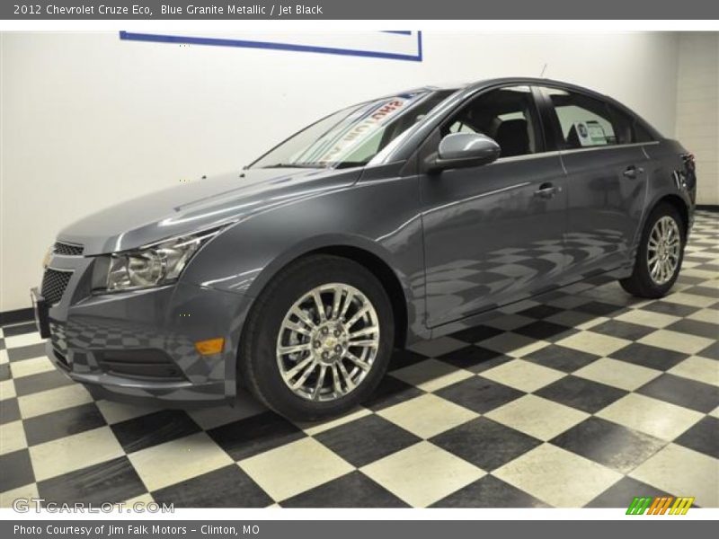 Blue Granite Metallic / Jet Black 2012 Chevrolet Cruze Eco