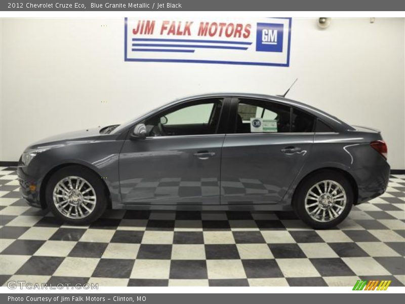 Blue Granite Metallic / Jet Black 2012 Chevrolet Cruze Eco