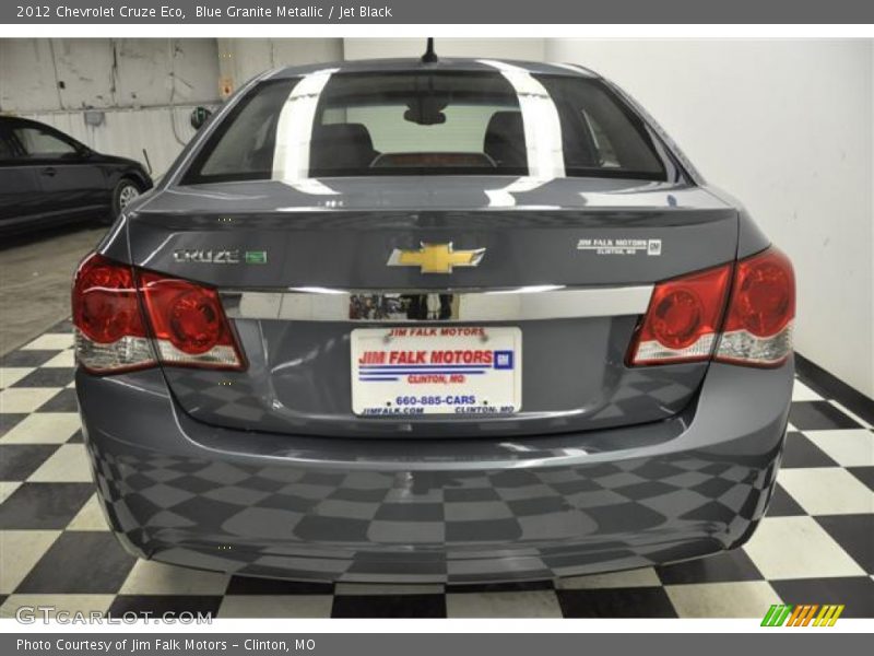 Blue Granite Metallic / Jet Black 2012 Chevrolet Cruze Eco