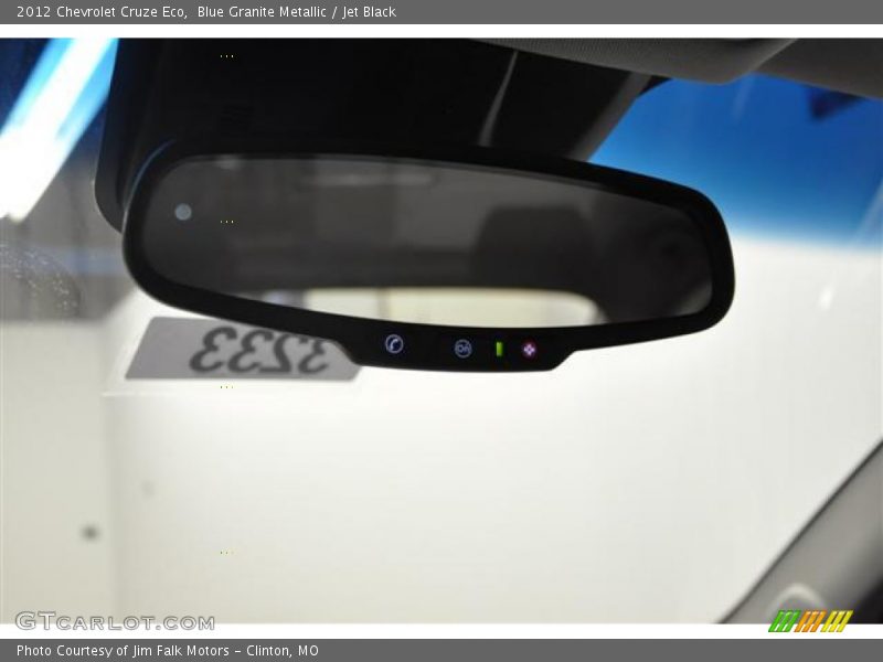 Blue Granite Metallic / Jet Black 2012 Chevrolet Cruze Eco