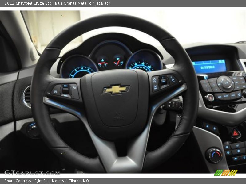 Blue Granite Metallic / Jet Black 2012 Chevrolet Cruze Eco