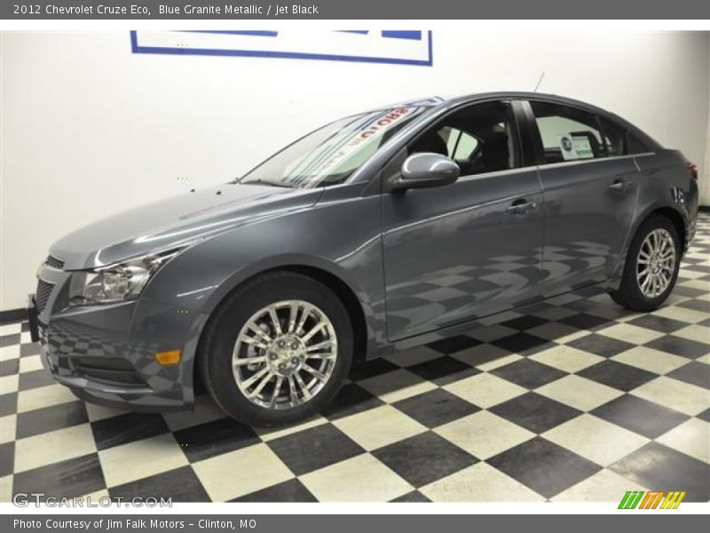 Blue Granite Metallic / Jet Black 2012 Chevrolet Cruze Eco
