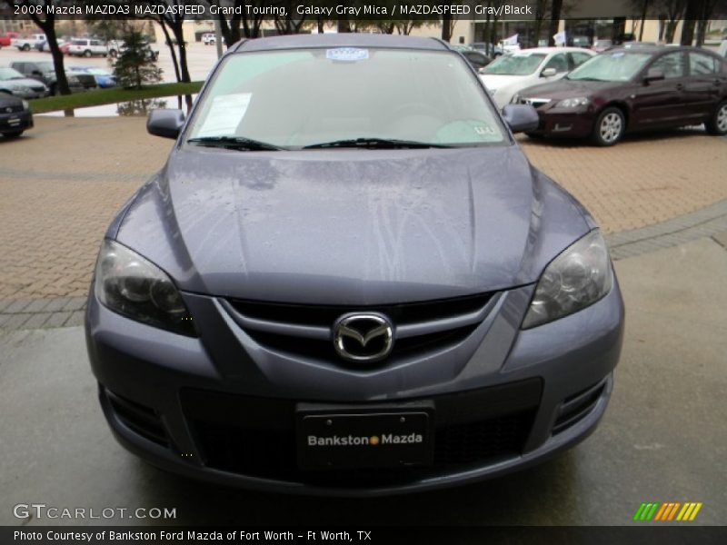 Galaxy Gray Mica / MAZDASPEED Gray/Black 2008 Mazda MAZDA3 MAZDASPEED Grand Touring