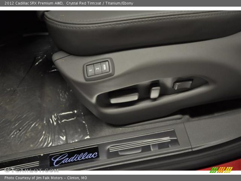 Crystal Red Tintcoat / Titanium/Ebony 2012 Cadillac SRX Premium AWD