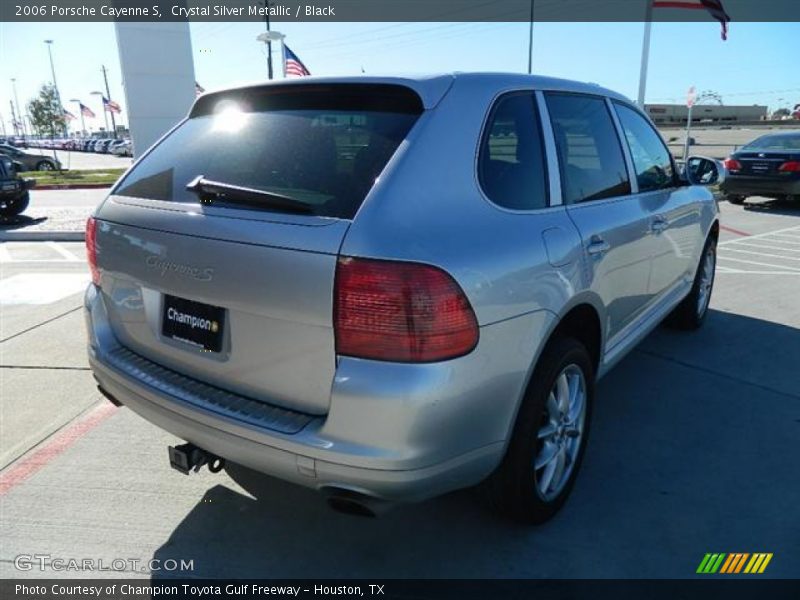 Crystal Silver Metallic / Black 2006 Porsche Cayenne S