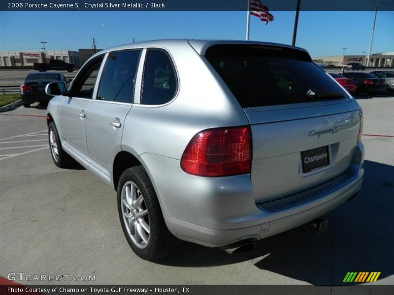 Crystal Silver Metallic / Black 2006 Porsche Cayenne S