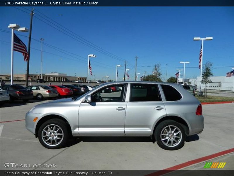 Crystal Silver Metallic / Black 2006 Porsche Cayenne S