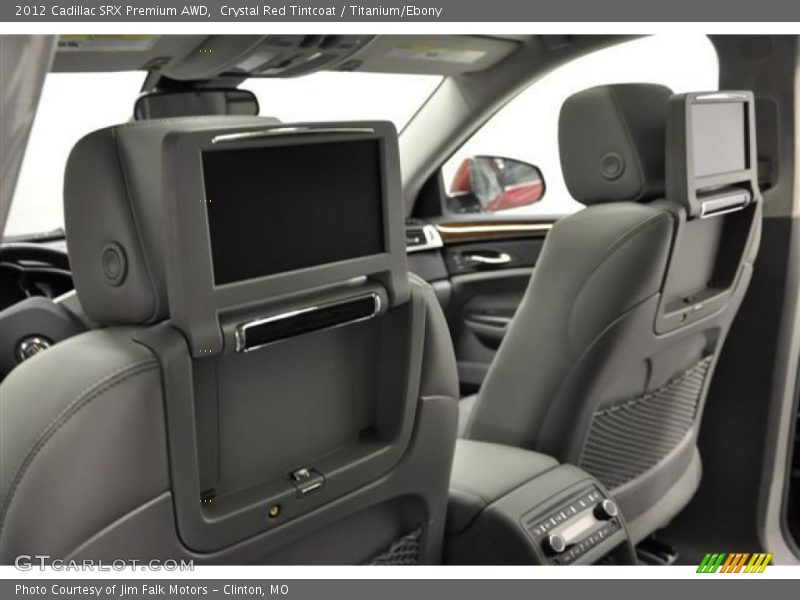 Crystal Red Tintcoat / Titanium/Ebony 2012 Cadillac SRX Premium AWD