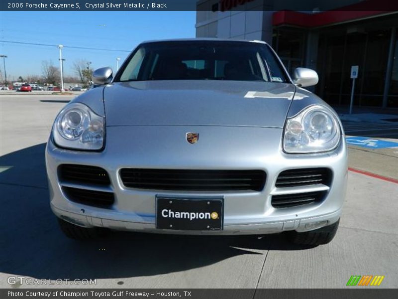 Crystal Silver Metallic / Black 2006 Porsche Cayenne S