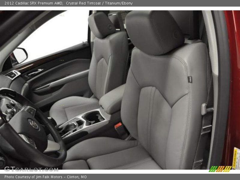 Crystal Red Tintcoat / Titanium/Ebony 2012 Cadillac SRX Premium AWD