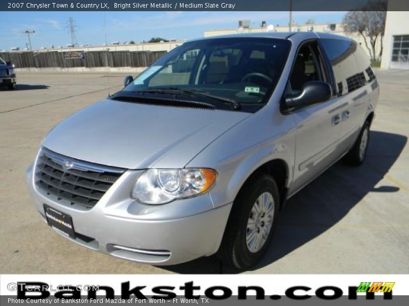 Bright Silver Metallic / Medium Slate Gray 2007 Chrysler Town & Country LX