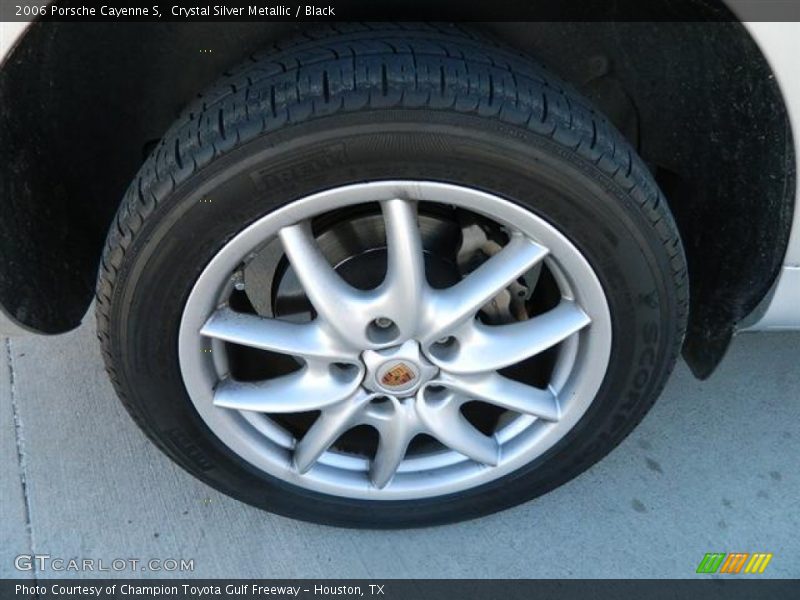 Crystal Silver Metallic / Black 2006 Porsche Cayenne S