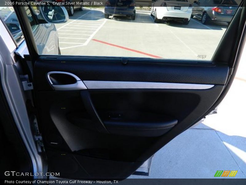 Crystal Silver Metallic / Black 2006 Porsche Cayenne S