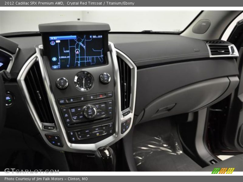Crystal Red Tintcoat / Titanium/Ebony 2012 Cadillac SRX Premium AWD