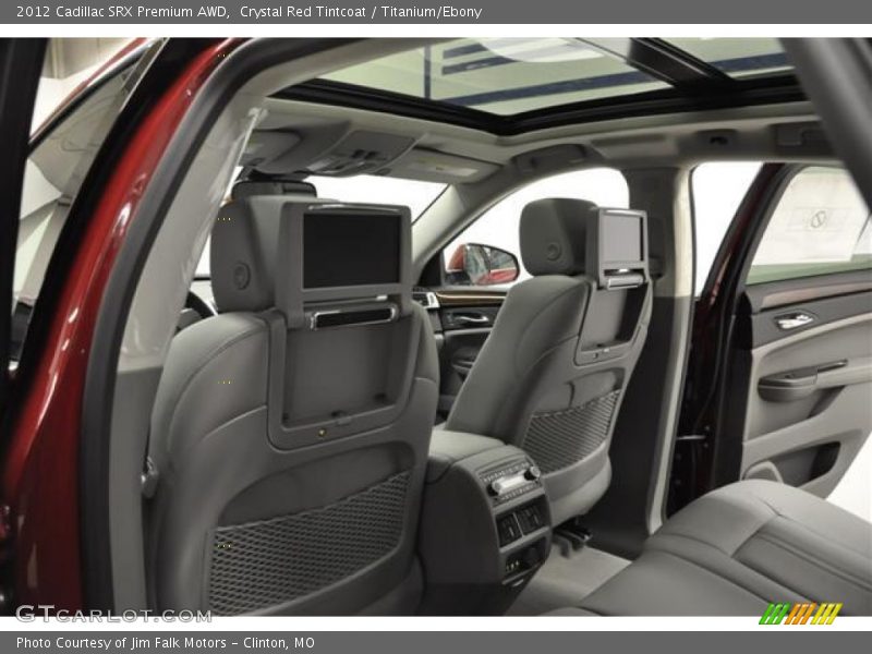 Crystal Red Tintcoat / Titanium/Ebony 2012 Cadillac SRX Premium AWD