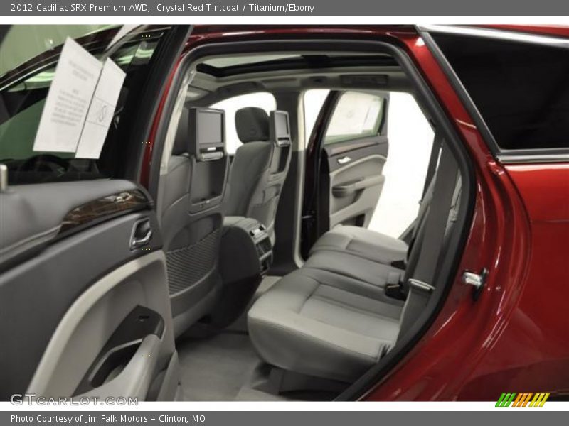 Crystal Red Tintcoat / Titanium/Ebony 2012 Cadillac SRX Premium AWD