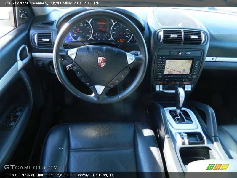 Crystal Silver Metallic / Black 2006 Porsche Cayenne S