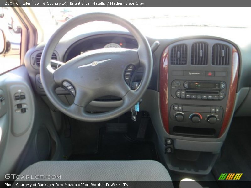 Bright Silver Metallic / Medium Slate Gray 2007 Chrysler Town & Country LX