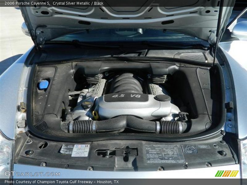 Crystal Silver Metallic / Black 2006 Porsche Cayenne S