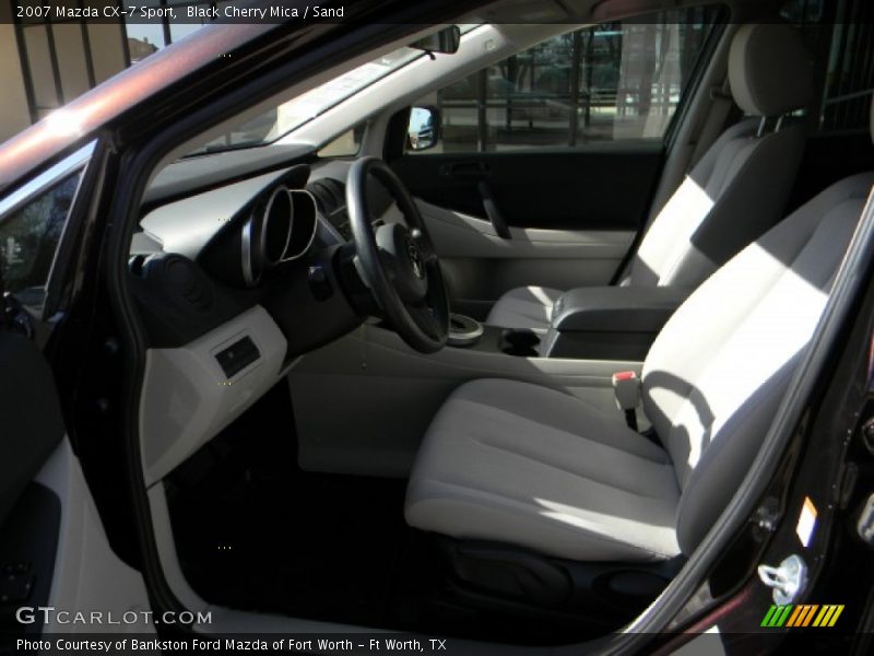 Black Cherry Mica / Sand 2007 Mazda CX-7 Sport