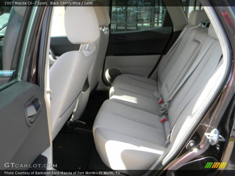 Black Cherry Mica / Sand 2007 Mazda CX-7 Sport