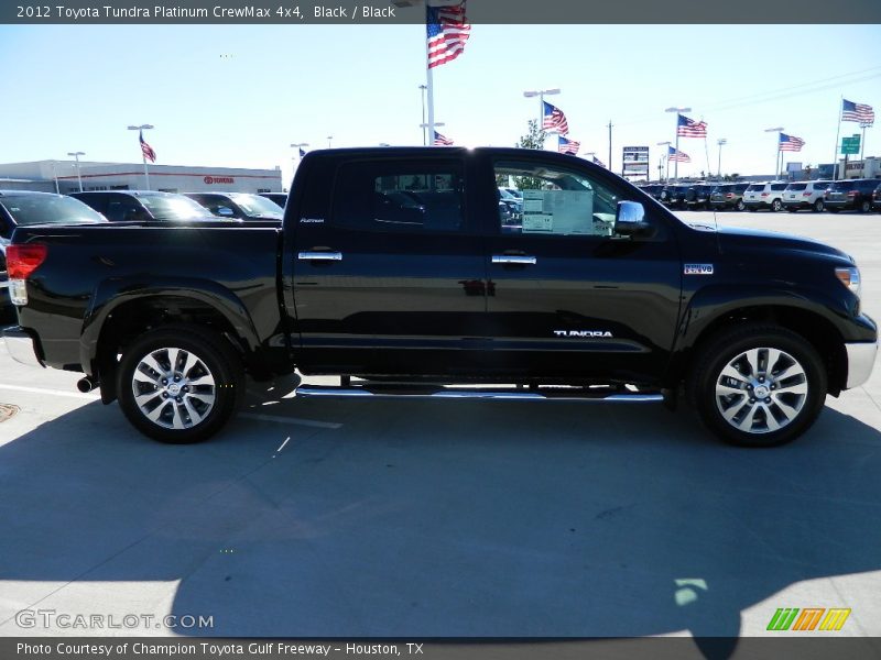 Black / Black 2012 Toyota Tundra Platinum CrewMax 4x4