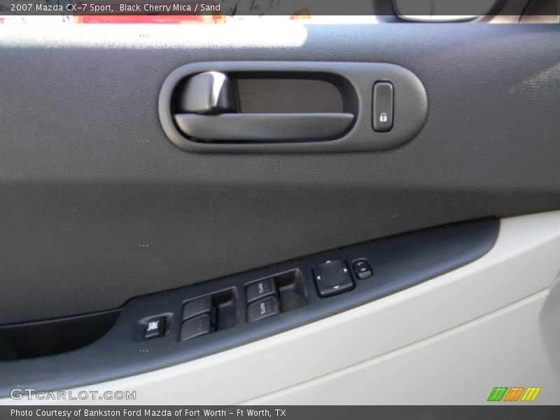 Black Cherry Mica / Sand 2007 Mazda CX-7 Sport