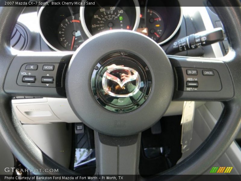Black Cherry Mica / Sand 2007 Mazda CX-7 Sport