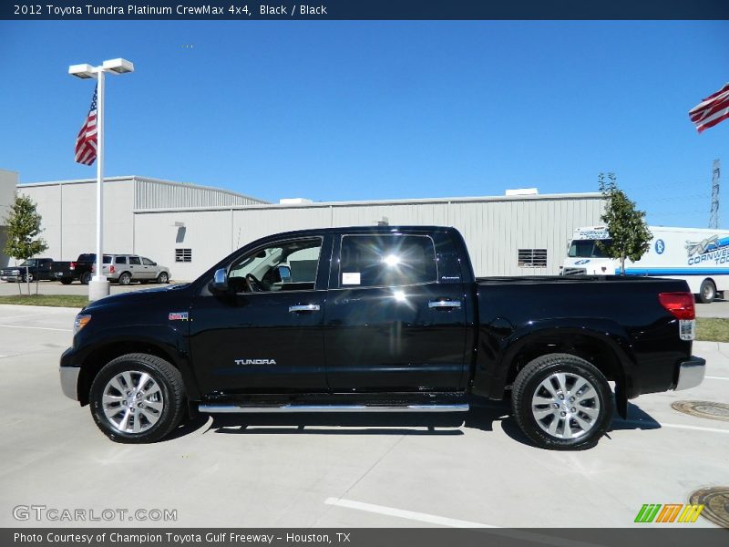 Black / Black 2012 Toyota Tundra Platinum CrewMax 4x4