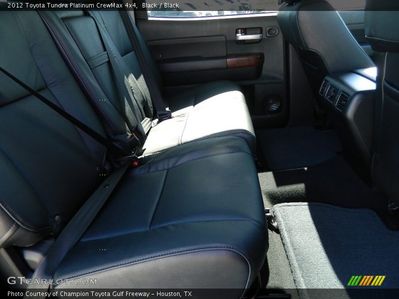 Black / Black 2012 Toyota Tundra Platinum CrewMax 4x4