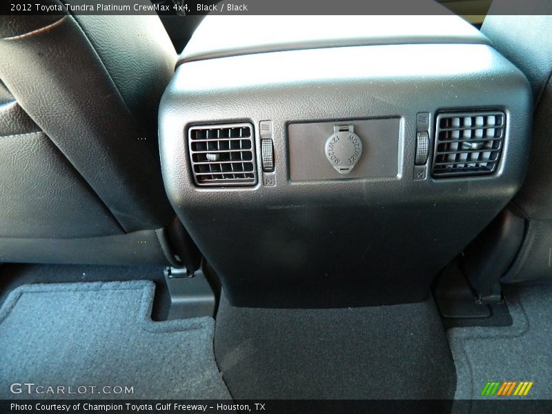 Black / Black 2012 Toyota Tundra Platinum CrewMax 4x4