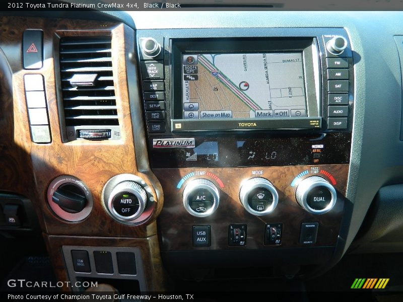 Black / Black 2012 Toyota Tundra Platinum CrewMax 4x4