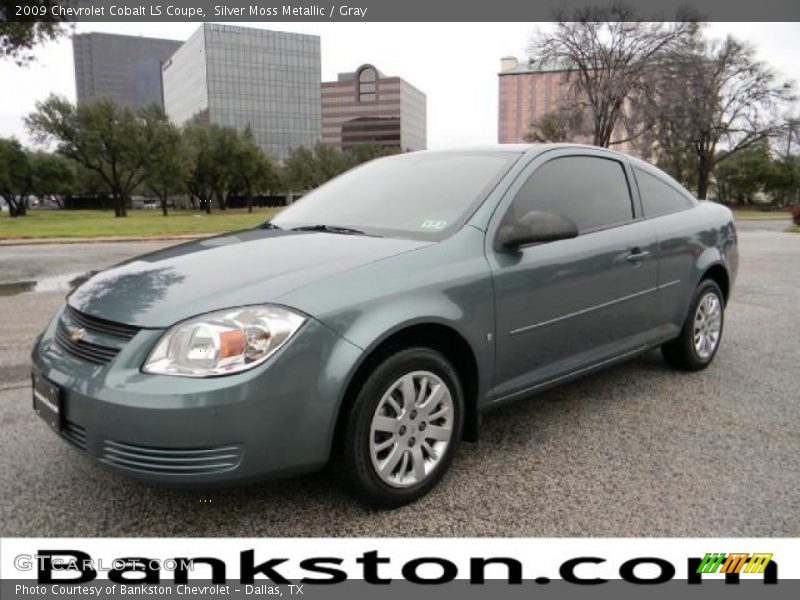 Silver Moss Metallic / Gray 2009 Chevrolet Cobalt LS Coupe