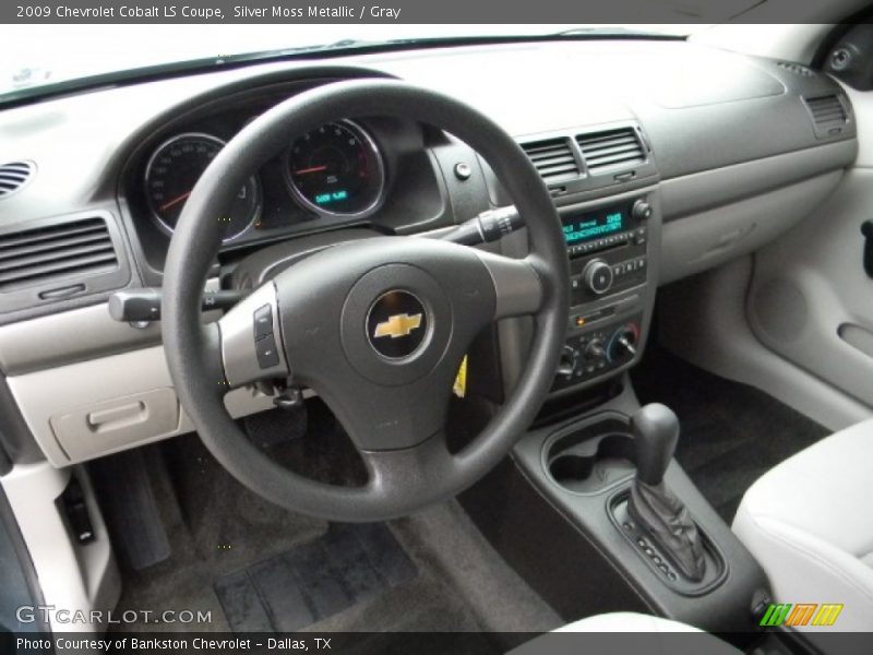 Silver Moss Metallic / Gray 2009 Chevrolet Cobalt LS Coupe