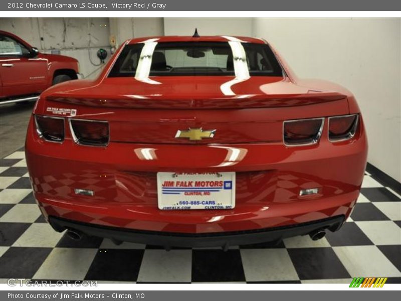 Victory Red / Gray 2012 Chevrolet Camaro LS Coupe