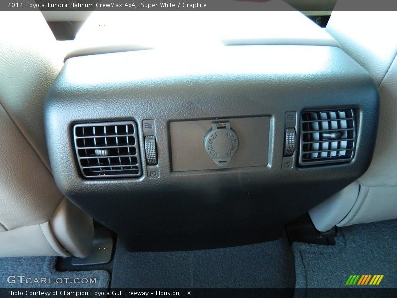 Super White / Graphite 2012 Toyota Tundra Platinum CrewMax 4x4