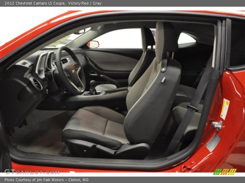 Victory Red / Gray 2012 Chevrolet Camaro LS Coupe