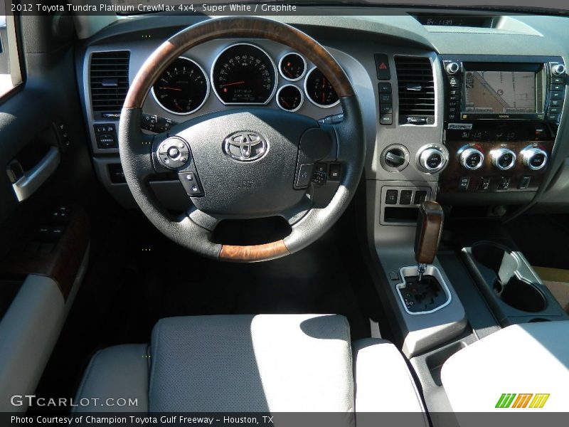 Super White / Graphite 2012 Toyota Tundra Platinum CrewMax 4x4