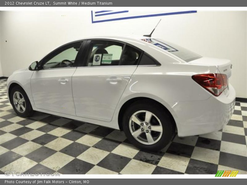 Summit White / Medium Titanium 2012 Chevrolet Cruze LT