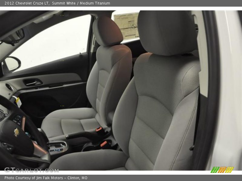 Summit White / Medium Titanium 2012 Chevrolet Cruze LT