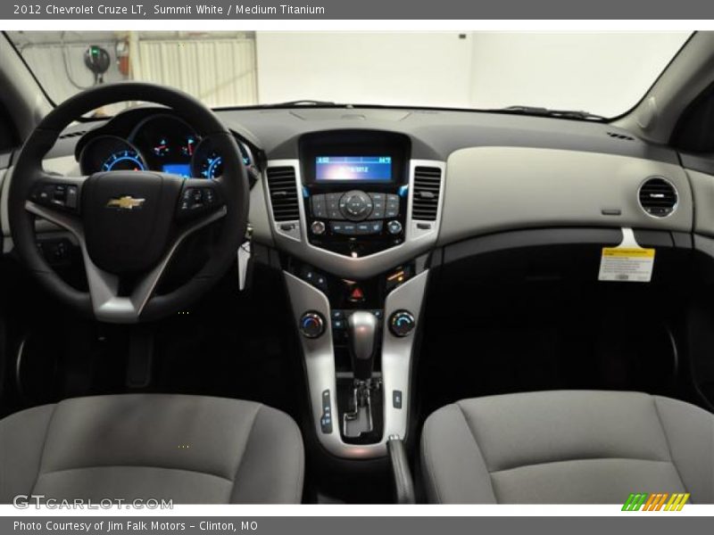 Summit White / Medium Titanium 2012 Chevrolet Cruze LT