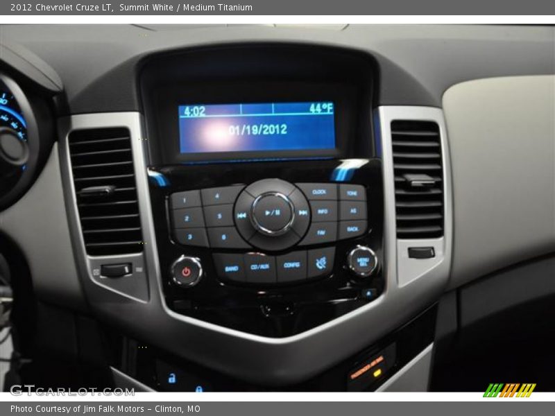 Summit White / Medium Titanium 2012 Chevrolet Cruze LT