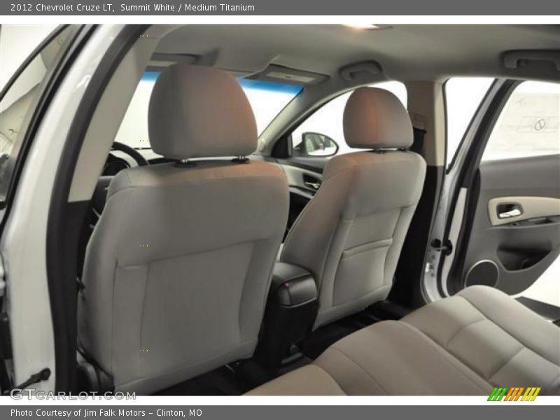 Summit White / Medium Titanium 2012 Chevrolet Cruze LT