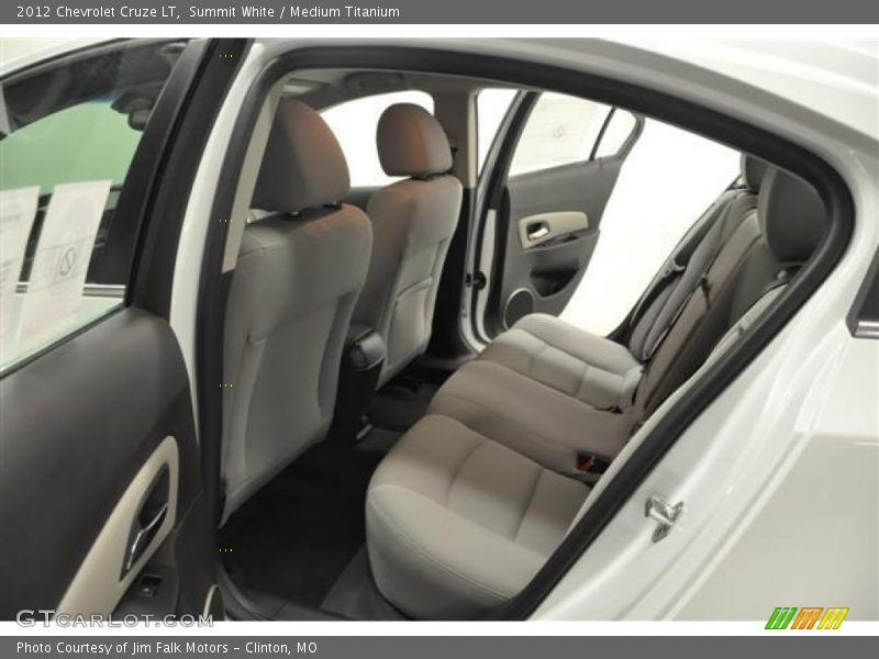 Summit White / Medium Titanium 2012 Chevrolet Cruze LT