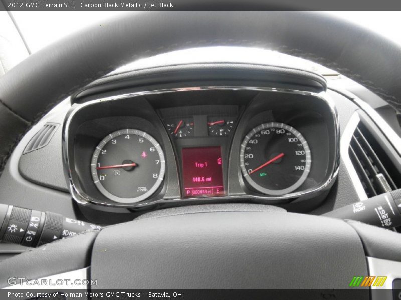 Carbon Black Metallic / Jet Black 2012 GMC Terrain SLT