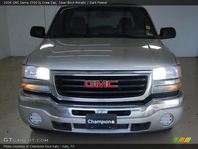 Silver Birch Metallic / Dark Pewter 2006 GMC Sierra 1500 SL Crew Cab