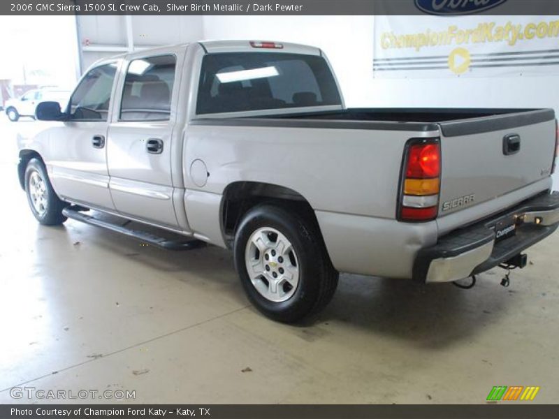 Silver Birch Metallic / Dark Pewter 2006 GMC Sierra 1500 SL Crew Cab
